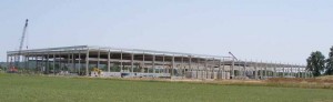 Le début de la construction du site